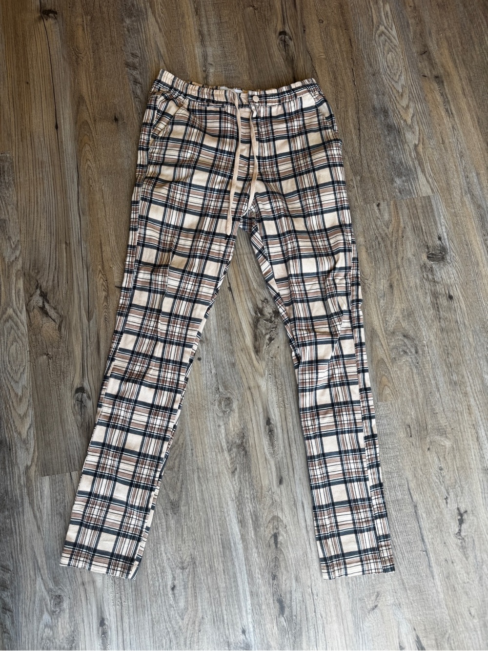 Urban Outfitters Plaid Waistband in Beige, Brown, Black